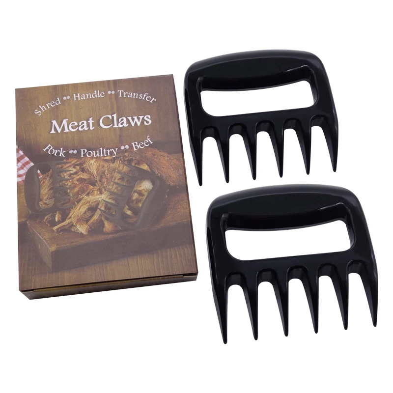 
heat resistant &BPA free dishwasher safe Ultra-Sharp Plastic Blades pulled pork shredder meat shredder meat claw 