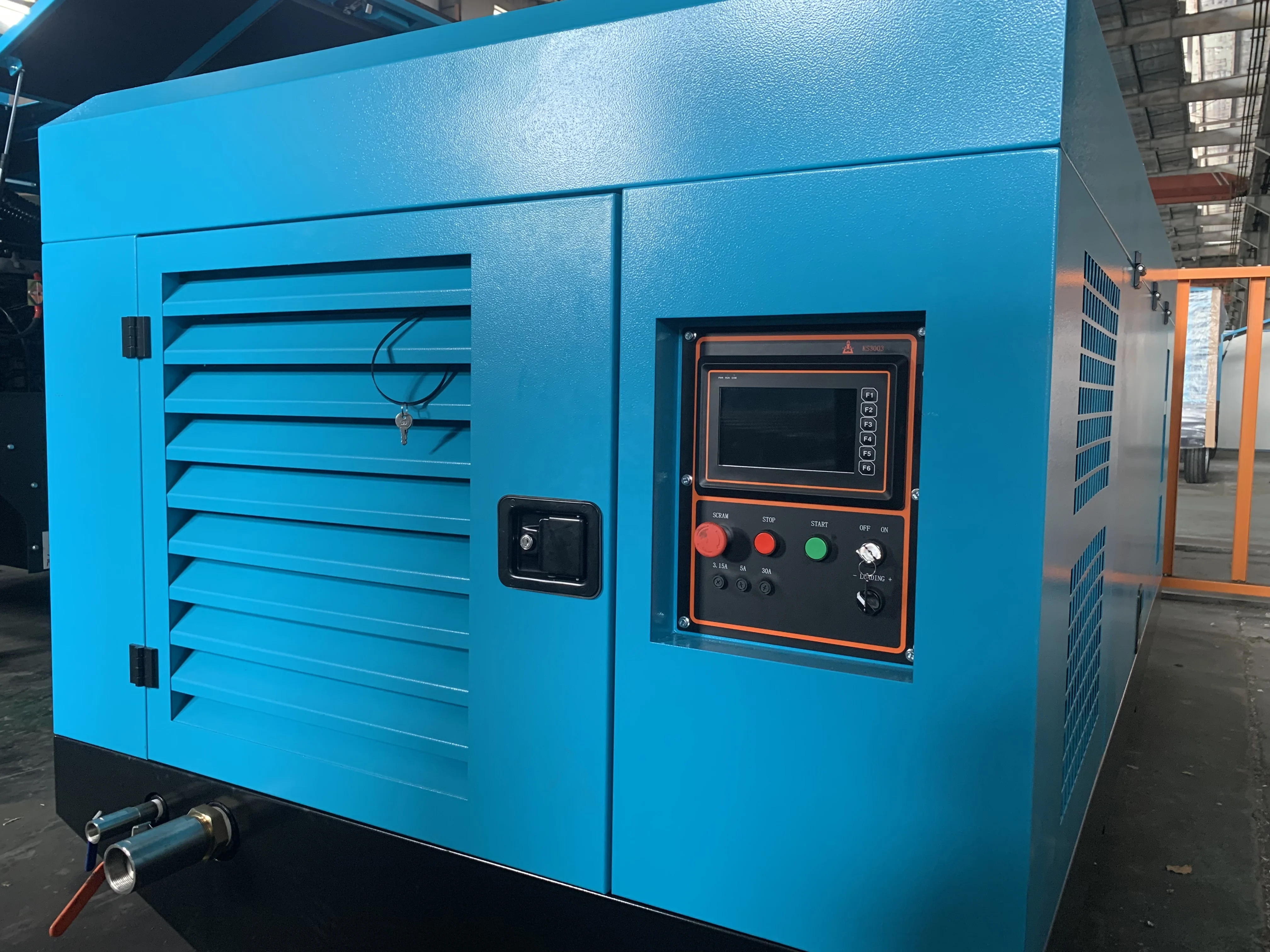 skid mounted diesel air compressor