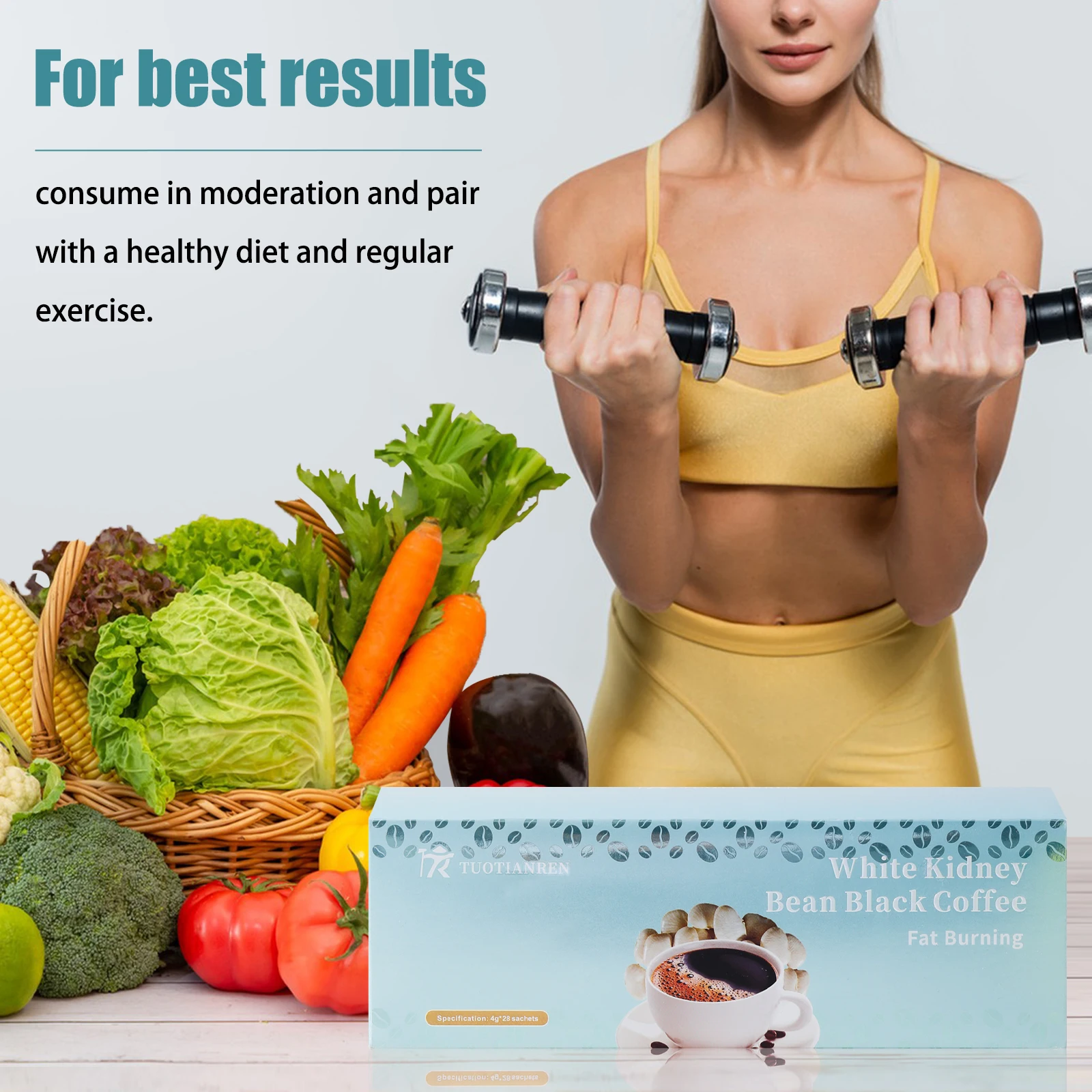 Высококачественный органический растворимый кофейный порошок белый фасоль черный кофе жиросжигающий контроль уровня сахара в крови мягкий для похудения