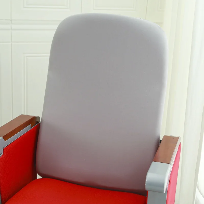 Custom any LOGO Elastic split chair cover dustproof protective cover auditorium chair back cover cinema