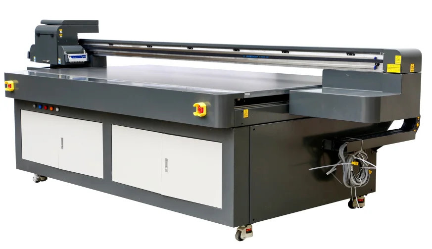 Spring big size large format UV 2513 LED curing flatbed printer Ricoh Gen5 Gen6 head price