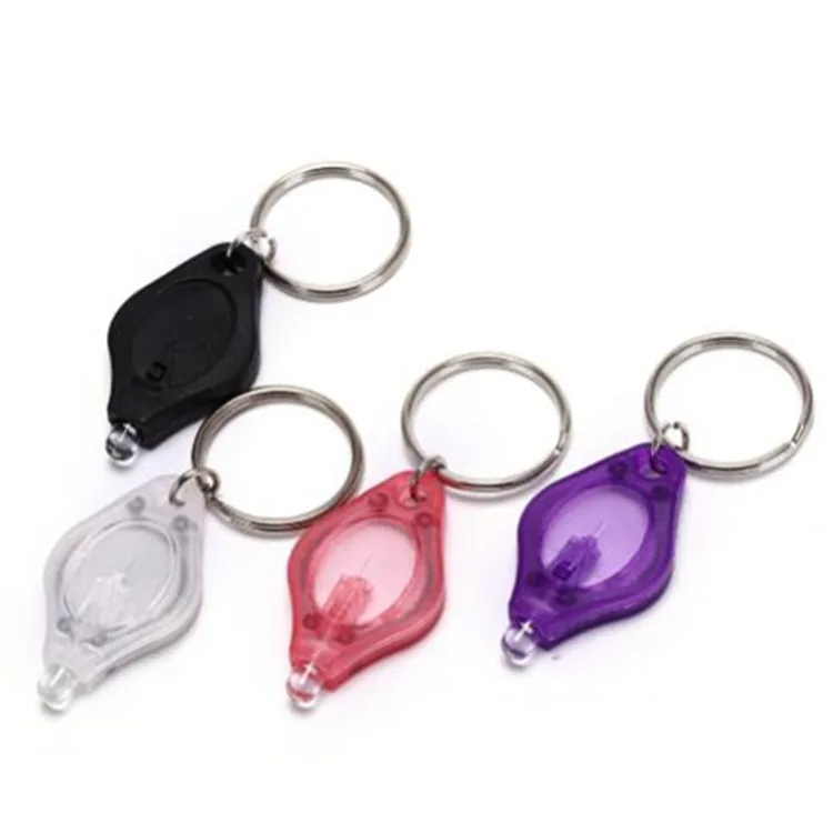Gadgets 2024 luses navidad Customized Key chain Chaveiro UV Keylight Mini Key ring Toys Flashlights Keychain Led Light