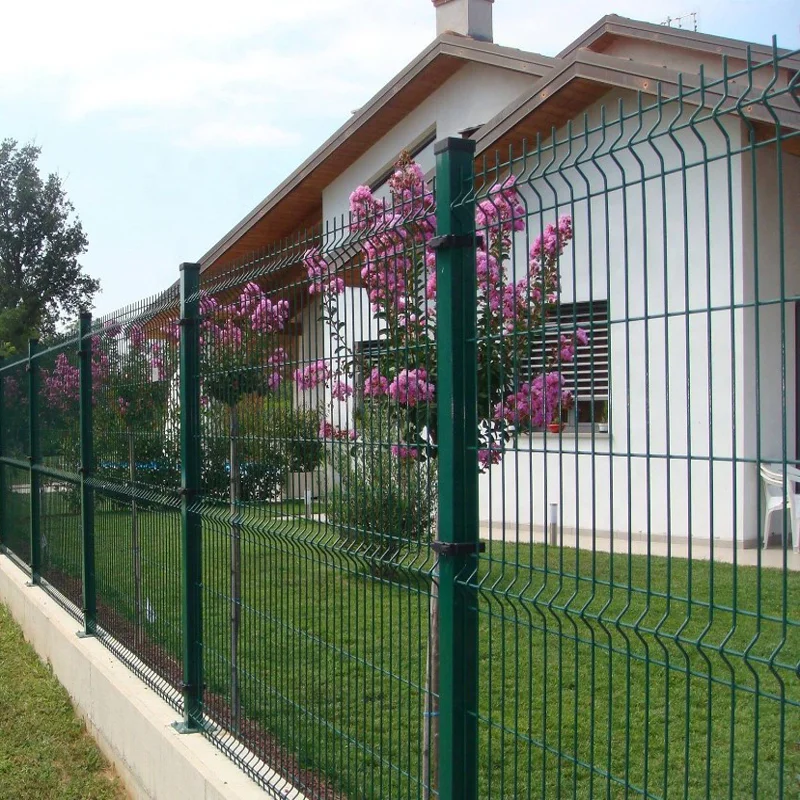 Easyclips Assemble Post 1x2 5x5 1 Inch Low Cost Non Galvanized PVC Plastic Coated Metal Panel 3D Curved Bend Welded Iron Mesh