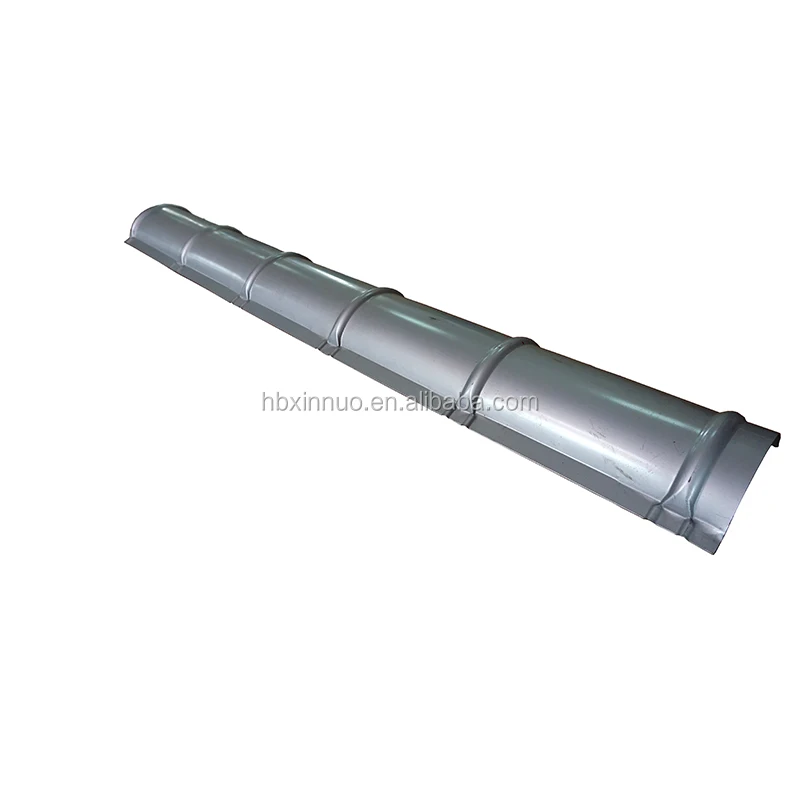 Metal Roof Tile Ridge Cap Colour Coated Tile Roll Former Forming Pressing Making Machine for Roof Drainage