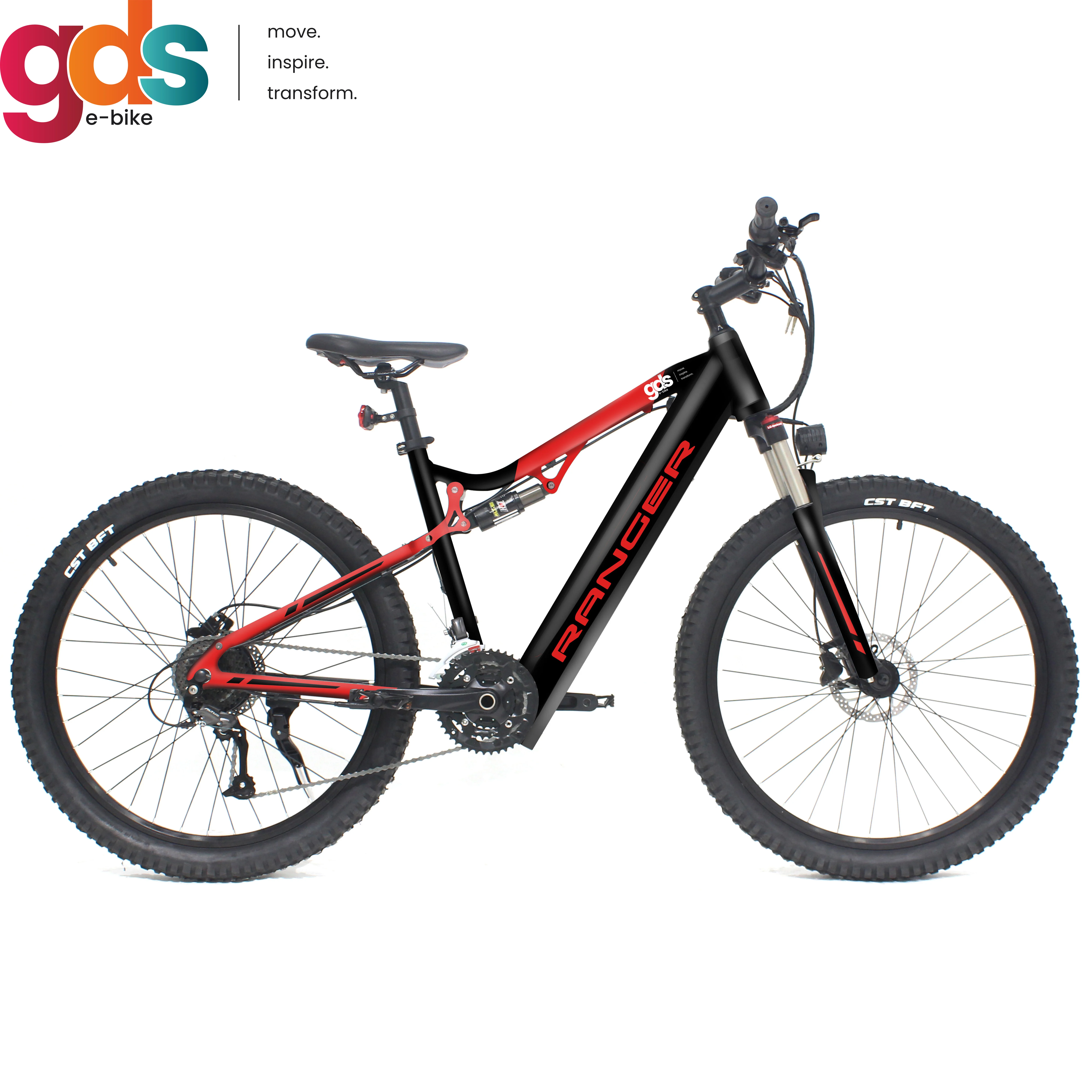GDS EBIKE Передний + Задний дисковый тормоз 36 В 250 Вт электрический электронный велосипед горный