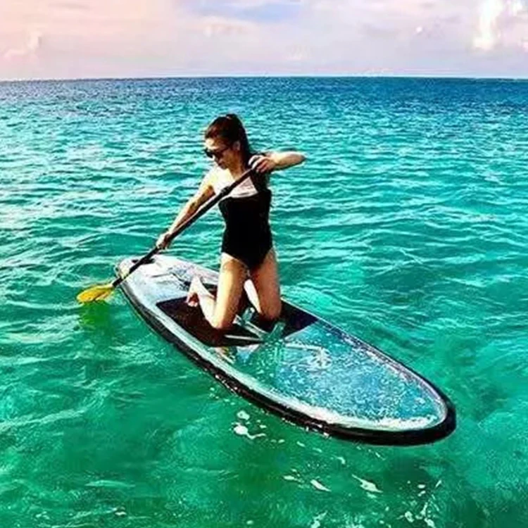 Hi Top Paddle Surf 11Ft Paddle Board Free Delivery Soft Top Surfboard Transparent Stand Up Paddle Board