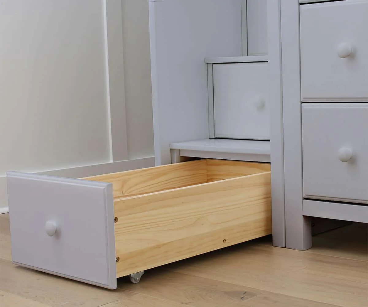 Children Bedroom Furniture Sets Multifunction Baby Modern Style Solid Wooden Bunk Bed for Kids