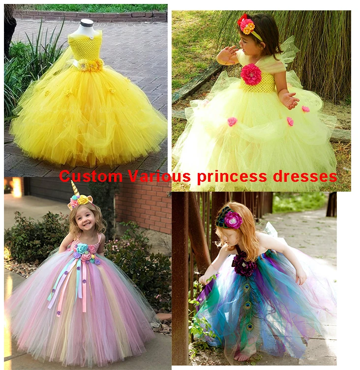 OEM ODM пользовательское платье-пачка ручной работы принцесса Вечеринка косплей дети ТВ и фильм Аниме Костюм