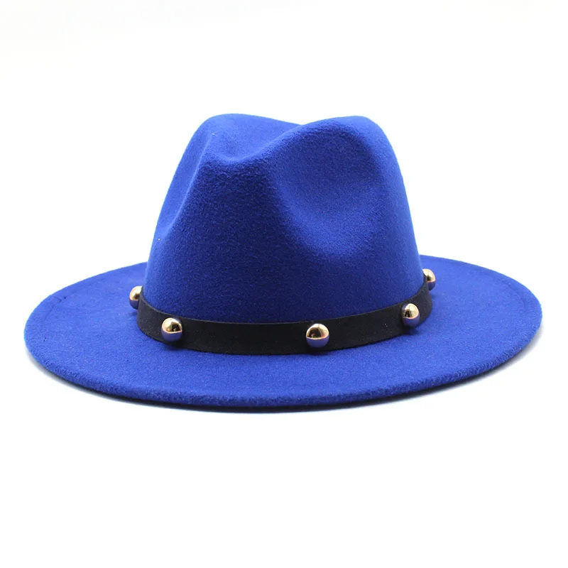 Оптовая продажа, модные новые шикарные зимние фетровые шляпы федоры, Модные Винтажные высококачественные шапки в стиле джаз для женщин и мужчин, унисекс
