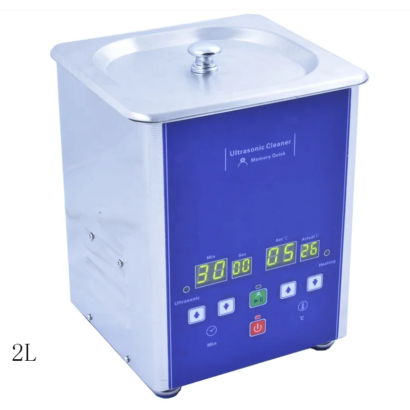 Classic digital type with heating and touch control key high quality stainless steel Eumax brand  2L Ultrasonic Cleaner