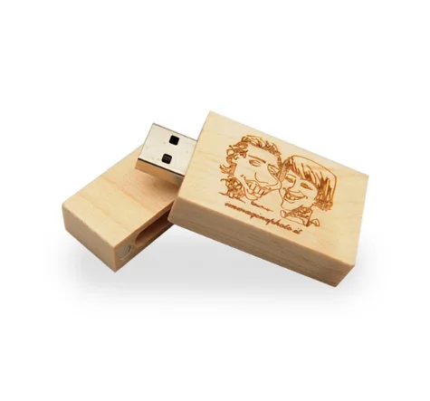 Wooden USB Flash Drive  Wedding Gift 2.0 1GB 2GB 4GB Pen Drive 3.0 8GB 16GB 32GB 64GB Photography Gift USB Memory Stick Logo