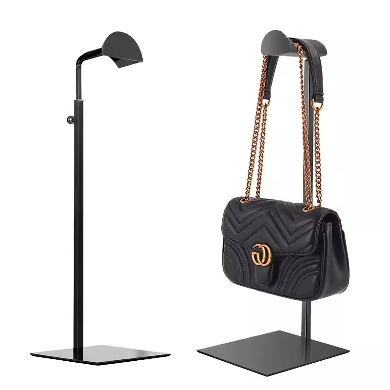 Luxury Women Bags Display Rack For Handbag  Bag Stand For Retail Ladies Metal Women Handbag Display Stand For Shop