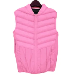 Элегантный Однотонный мужской зимний теплый жилет