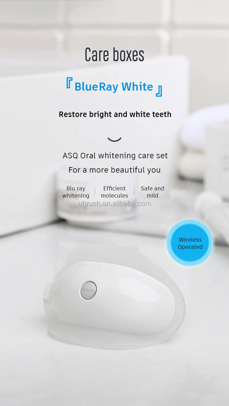 2021 Amazon hot sale custom blue light bleach teeth fashion power braces beautiful teeth whitening kit