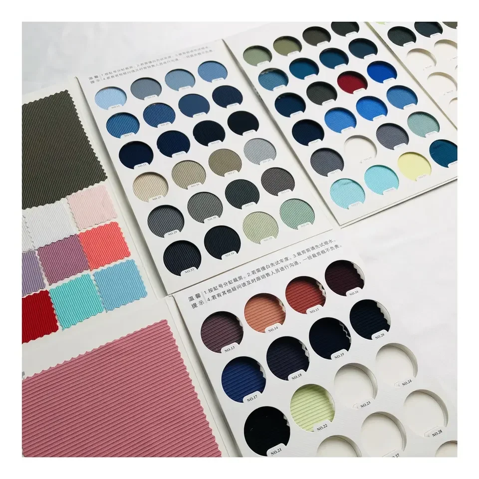 Wingtex Hot Sale Polyamide Spandex Knitted Rib Fabric for Yoga Wear