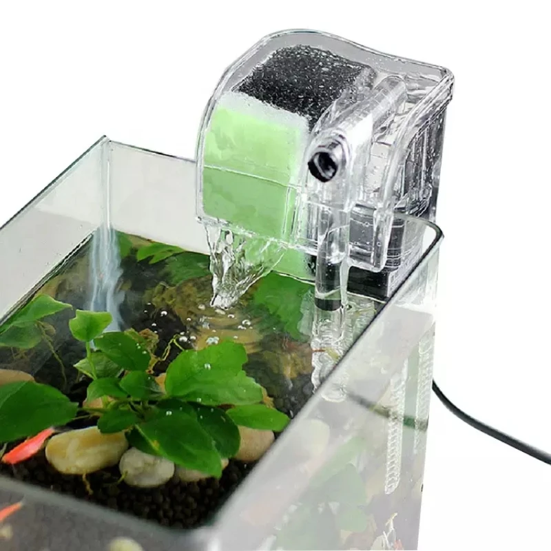 380L/H Silent Plastic Water Filter flow External Protect Aquarium Fish Tank Accessories Fish Tank Sponge Filter