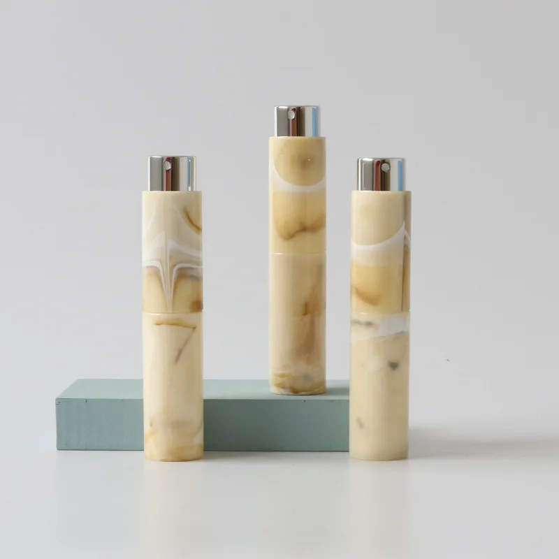 Marble Black Perfume Atomizer Refillable Twist Up Perfume Bottle 10ml 15ml 8ml