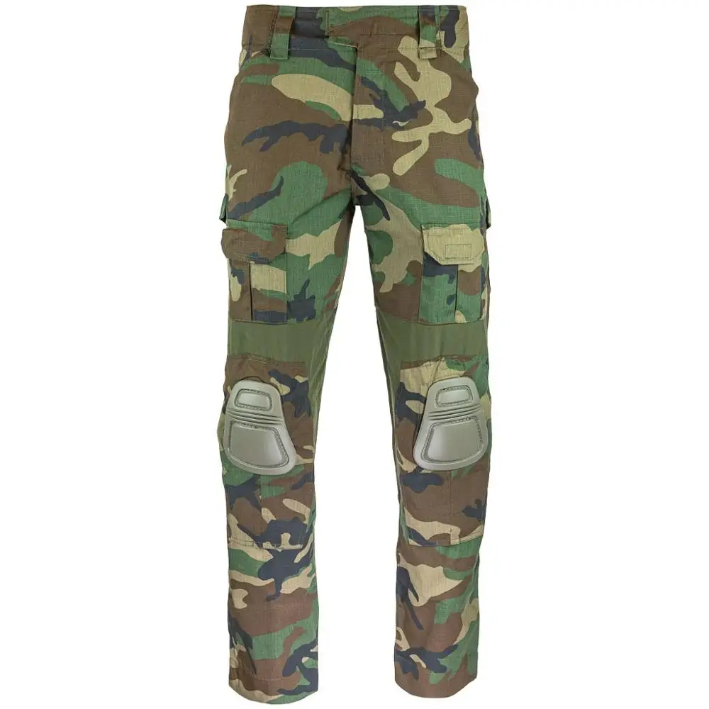 Camouflage knee protective pants tactical police military supplies