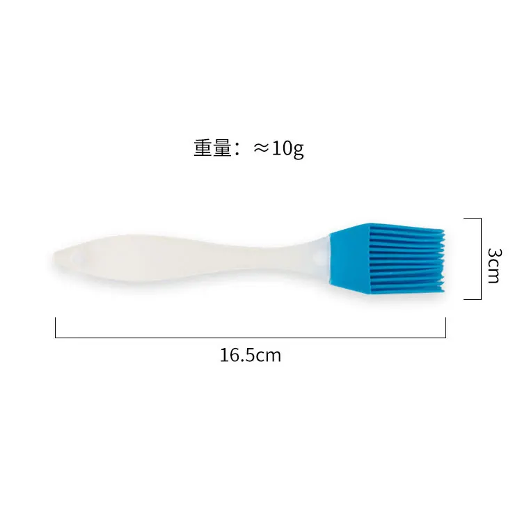 Домашние кухонные инструменты для выпечки высокотемпературная пищевая пластиковая ручка силиконовая щетка масла
