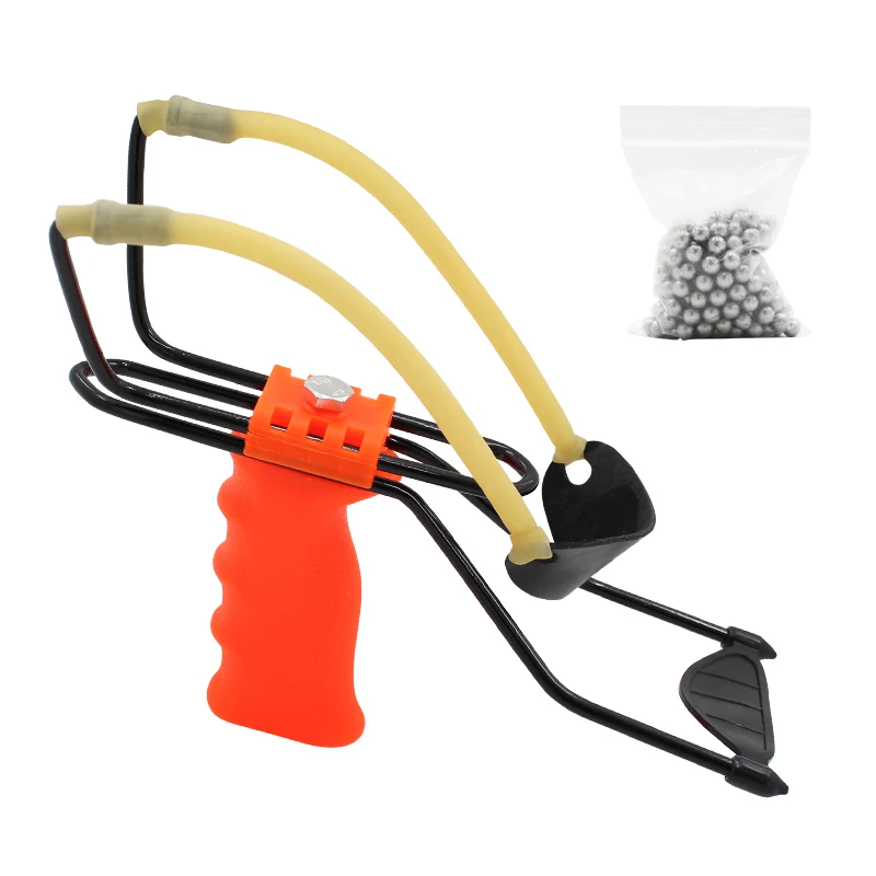 
Wholesale Factory Slingshot Folding Stainless Steel Professional Outdoor Adult Slingshot 