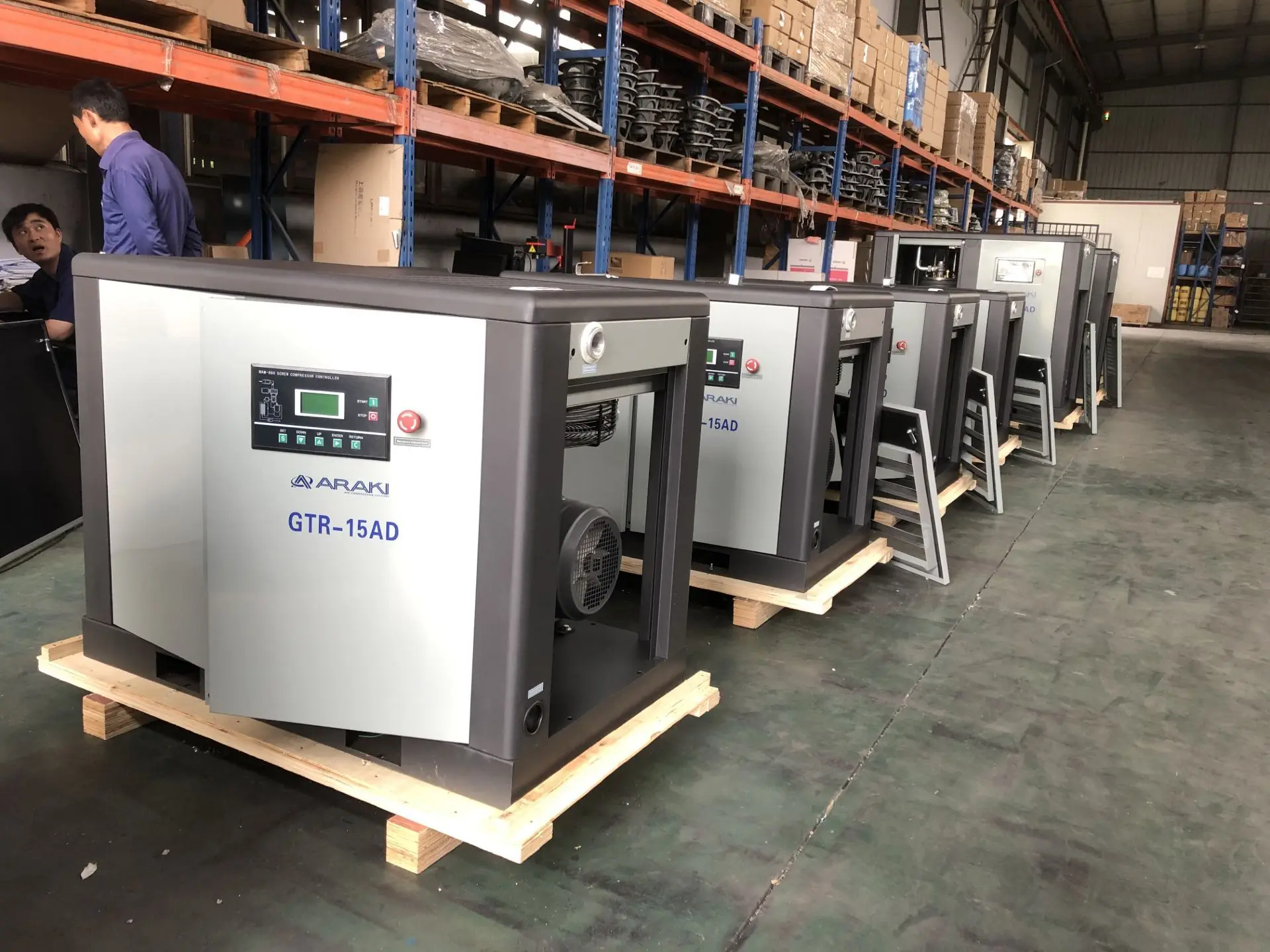 5.5kw 0.85m3/min 8bar 7.5kw 11kw  22kw air gas compressors with CE certificate