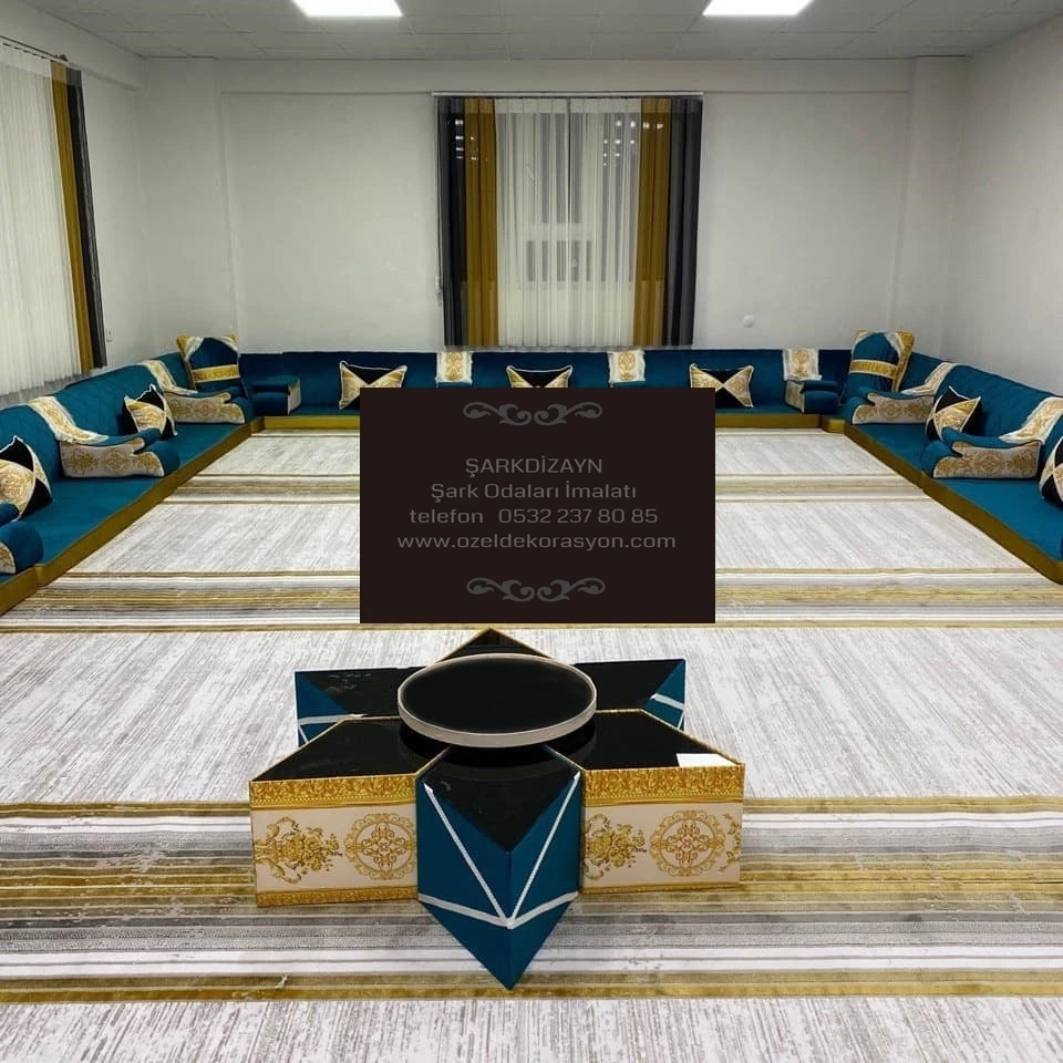 Oriental Floor Seating   Ethnic Sofa  Arabic Majlis Sofa   Ottoman Style Sofa   Arabic Jalsa Set  Luxury Oriental Floor Seating