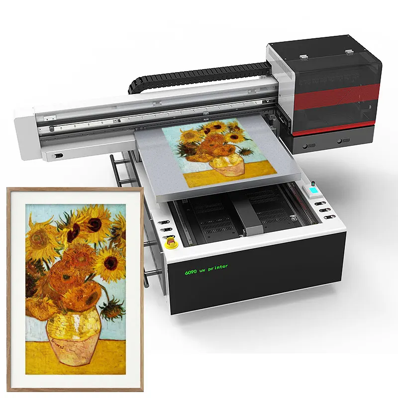 Wholesale 6090 UV Printer Screen A1 Size Inkjet Printers For Phone Case Poster Printer Machine