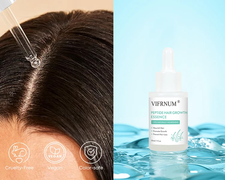 30ml 100% Nature Polypeptide Anti Hair Loss Treatment Serum Hair Regrowth Care Hair Growth Serum Oil For Men And Women