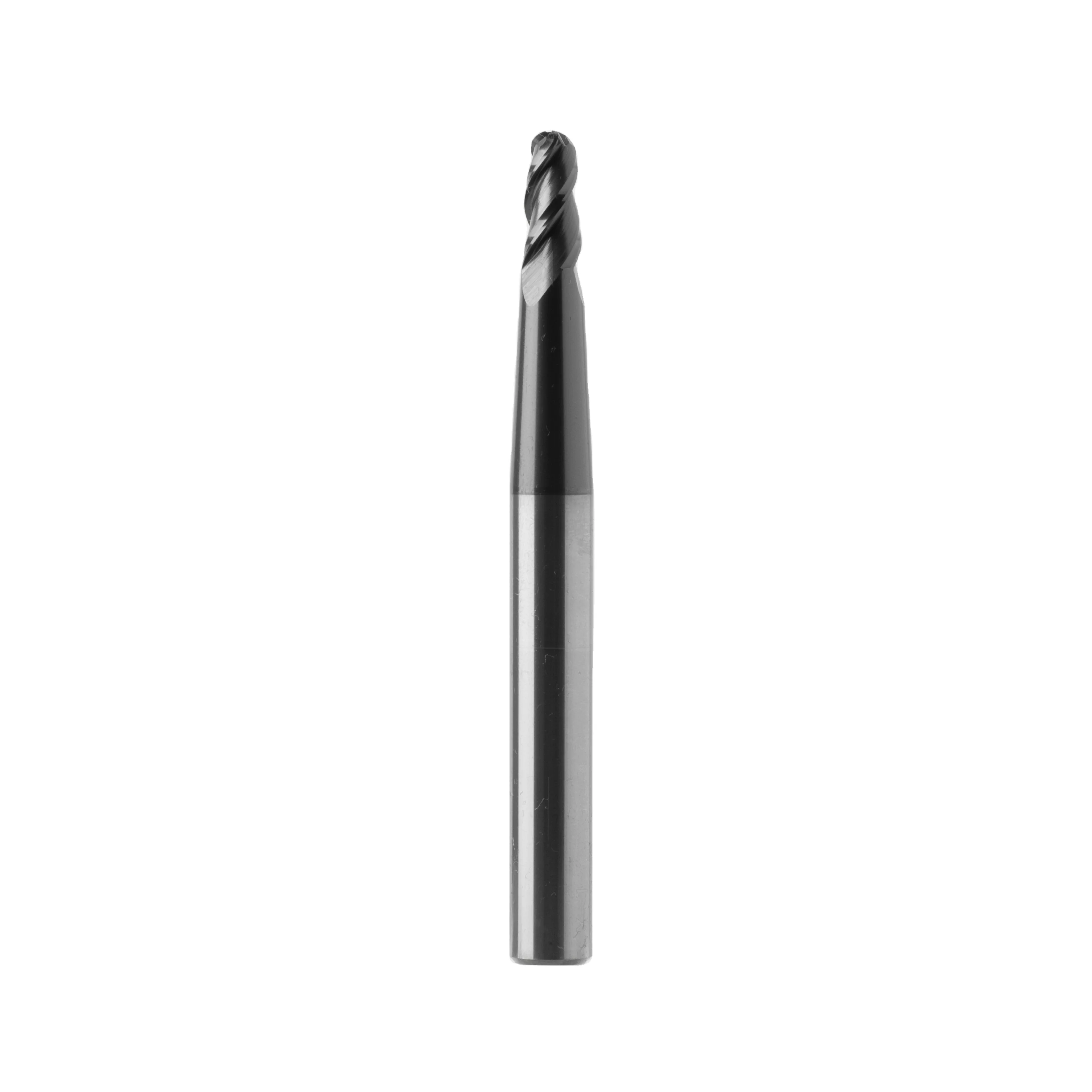 HRC45/50 Conical Ball End Milling Cutter  Hard Alloy Oblique End Mlling Cutter Conical CNC Milling Cutter