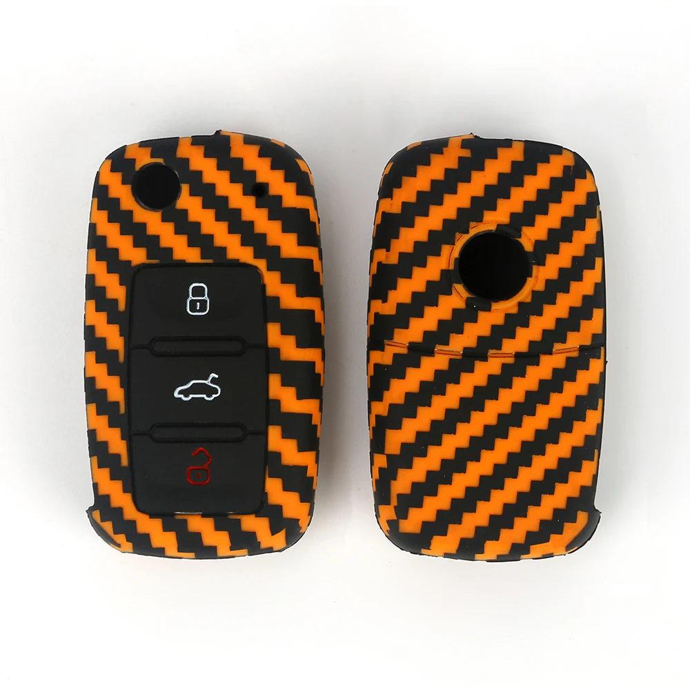 Fashionable Car Key Cover Protection Reusable Silicone