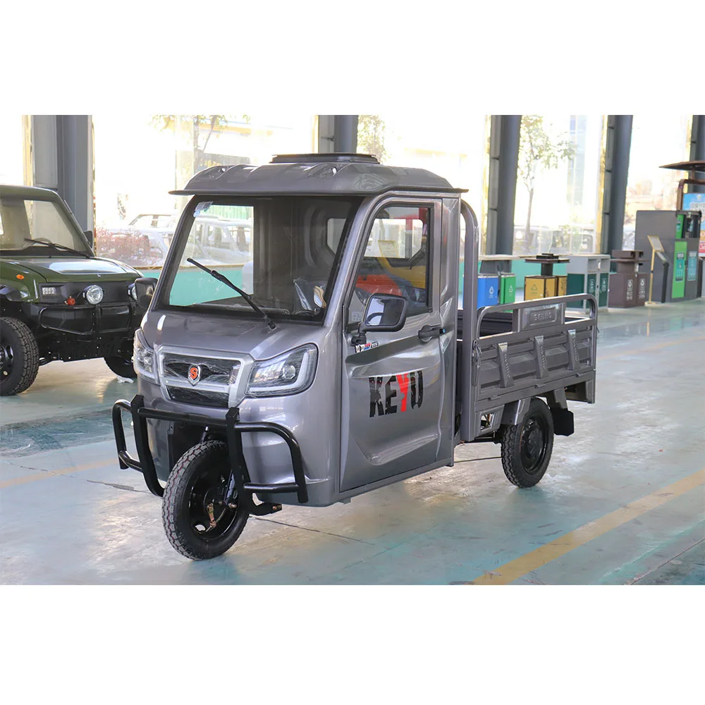 2023 competitive price KEYU electric pedal tricycles eu eec electric cargo tricycle for farm