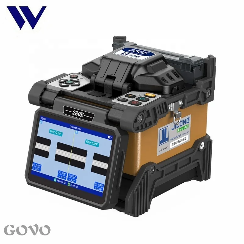 Brand new Fiber Optic Splicing machine  4.3 inch color screen JILONG 280E All-round Middle Trunk Line Fusion Splicer