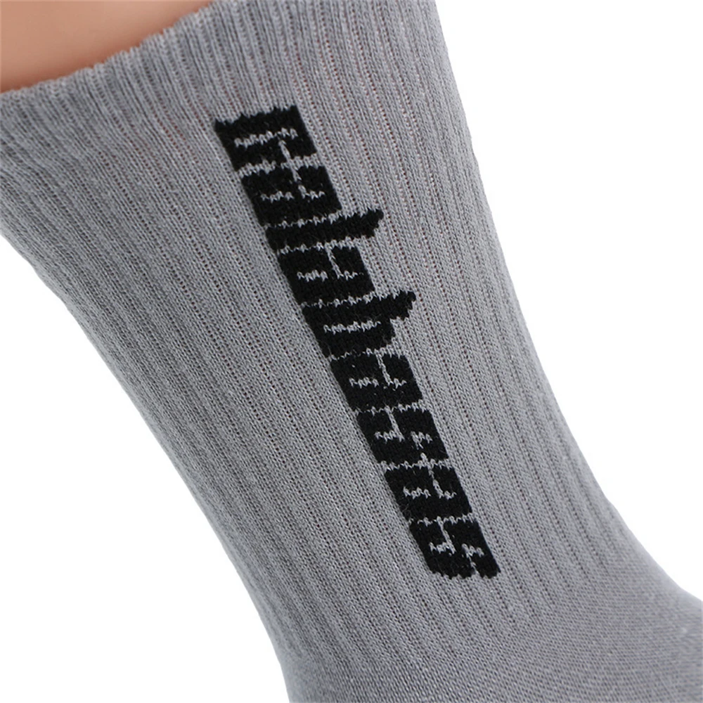 Unisex plain men cotton streetwear oem kanye west ins crew socks hip hop letter calabasas tube skateboard socks