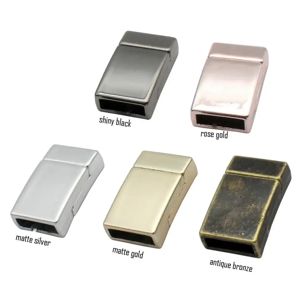 
Прочные магнитные застежки 10 мм x 3 мм для изготовления браслетов, отверстие 10x3 мм, плоский кожаный клей цвета розового золота 