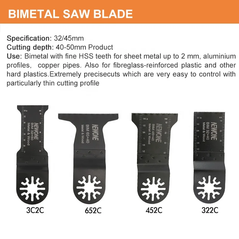NEWONE Carbide Flush Segment Oscillating Tool Saw Blade For Polishing, Multitool Saw Blade Cut Ceramic Tile Accessories in Saw