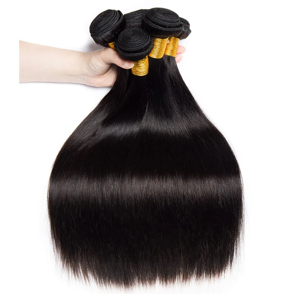 Straight  Cuticle Aligned mink Brazilian vietnamese peruvian Raw Indian Factory Price Unprocessed Remy Human Hair Weft Bundle