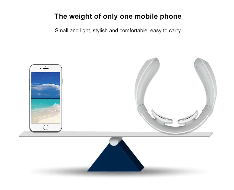 New Design EMS Neck Massage Cervical Traction Device 1200mAh 6 Modes Shiatsu Intelligent Neck Massager