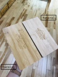 Beautiful best sale custom logo small bamboo bracelet packaging box wooden jewelry gift box