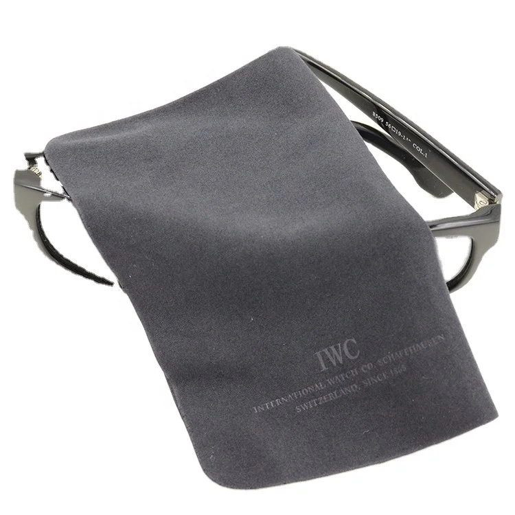 Professional Micro Fiber Lens cloth with embossed logo nice microfiber cleaning cloth
