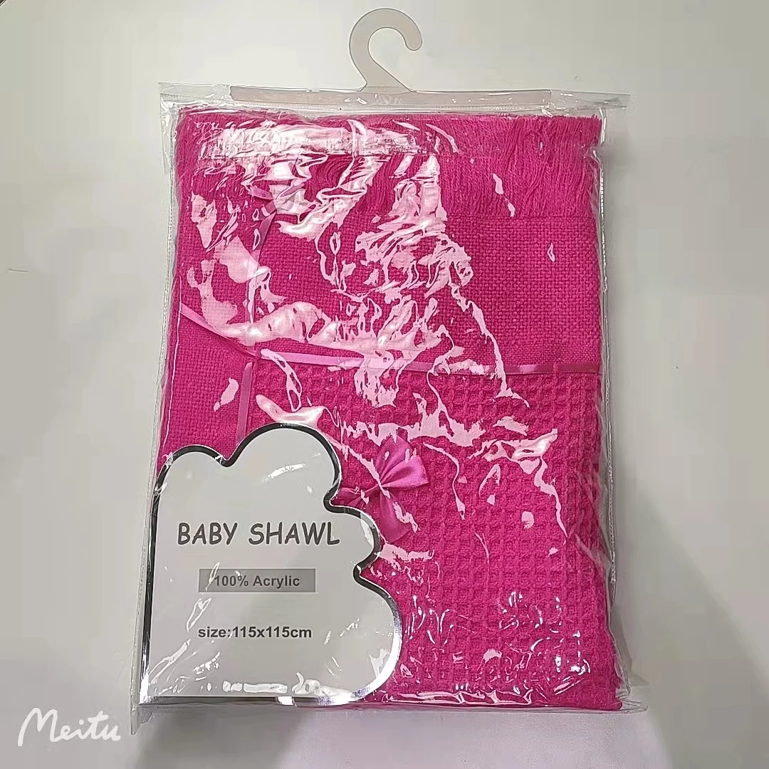BC10763A baby shawl  baby shawl blanket disposable baby blanket