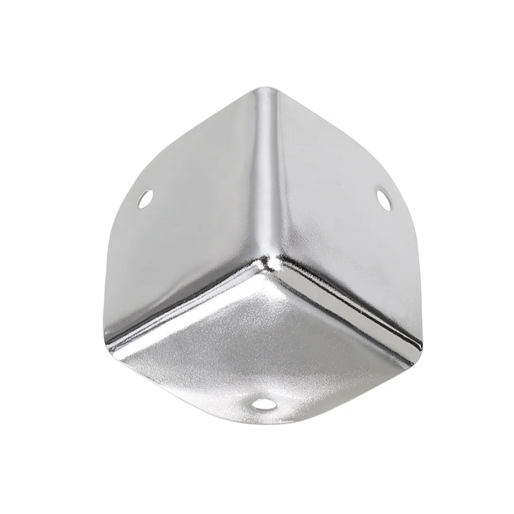Pressed triangle flat angle cabinet corners metal loudspeaker cabinet corners