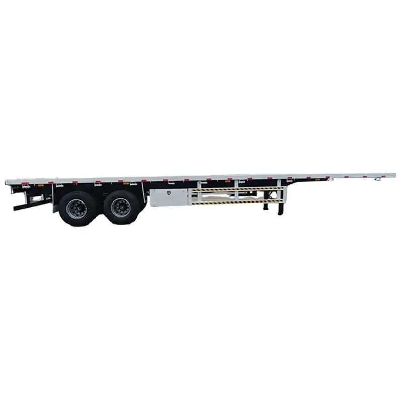 China Low Price 20Ft 40Ft Container Trailer 20 Tons 40 Tons Skeleton Chassis 2 Axle 3 Axle Skeleton Semi-Trailer For Sale