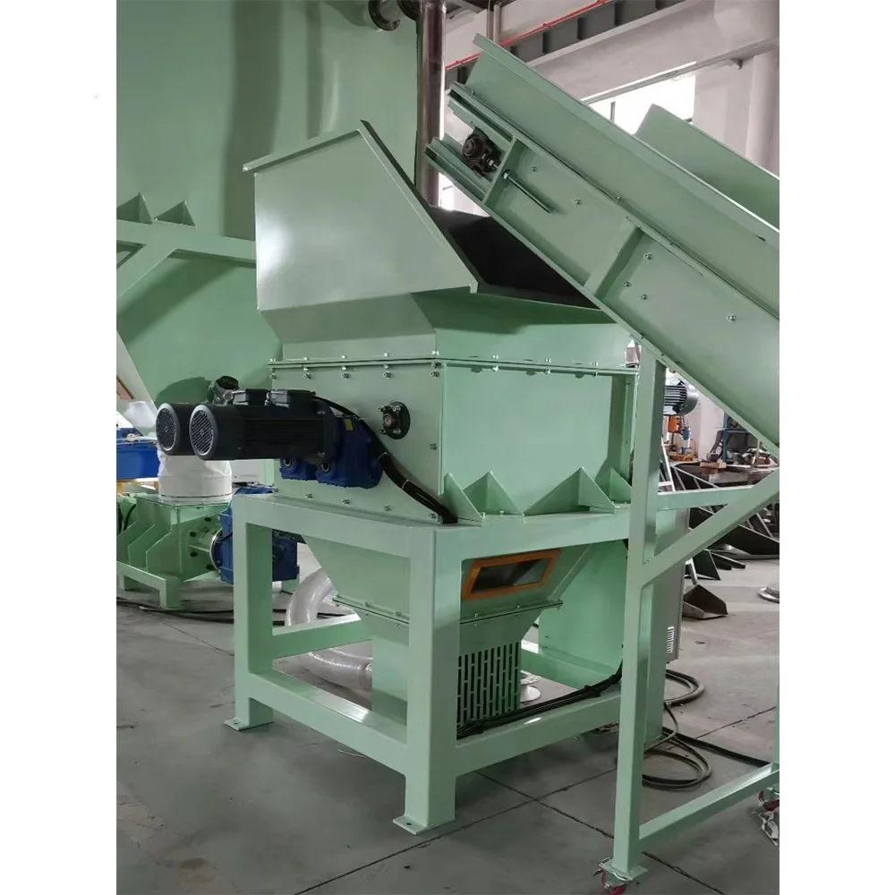 Low Maintenance Cost Twin Shaft EPS XPS Styrofoam Crushing Compactor Crusher Machine