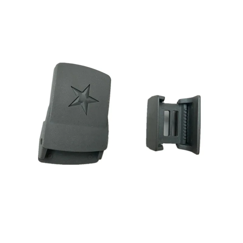 Factory Direct Sales Five-Pointed Star Plastic Smooth Buckle Security Military Tactical Belt Buckle