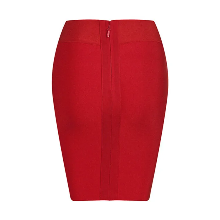 
D8674#Fashion 2021 summer sexy temperament bandage cover-ass half-length skirt 