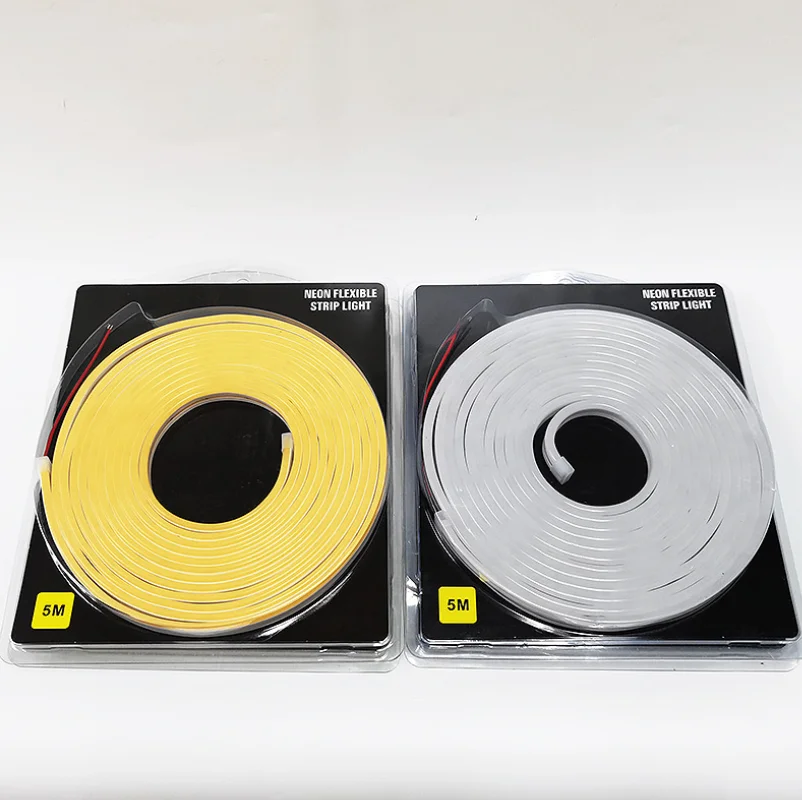 smd2835 12v 24v slim silicone IP67 waterproof flexible led strip 6mm 8mm led flex neon