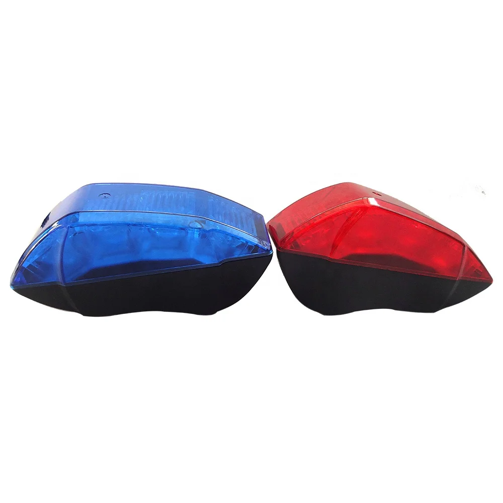 YUANHAO 12 вольт светодиодные огни мотоциклы высокой мощности 1 Вт красный синий мотоцикл безопасность свет аварийный передний предупредительный