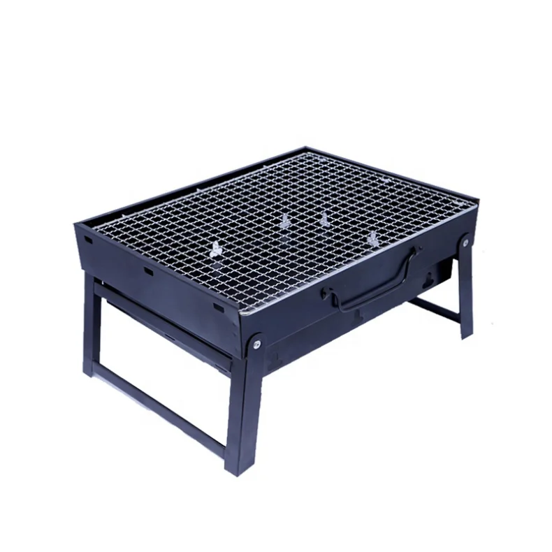 Restaurant Fishing Trolley Small Charcoal SmokerBBQ Grill
