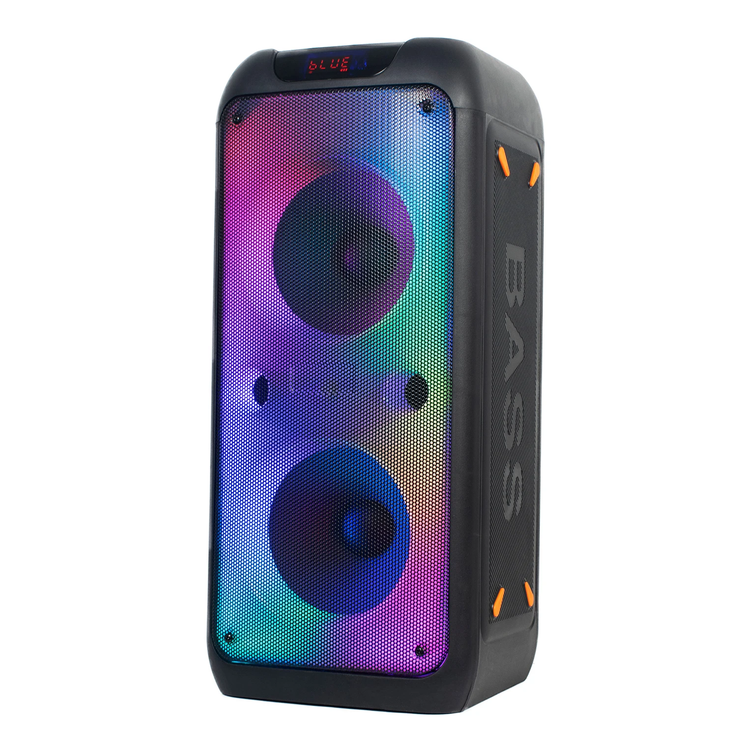 Modern Speakers Dual 8 Inch Portable Party Karaoke DJ Wireless Stereo Sound System