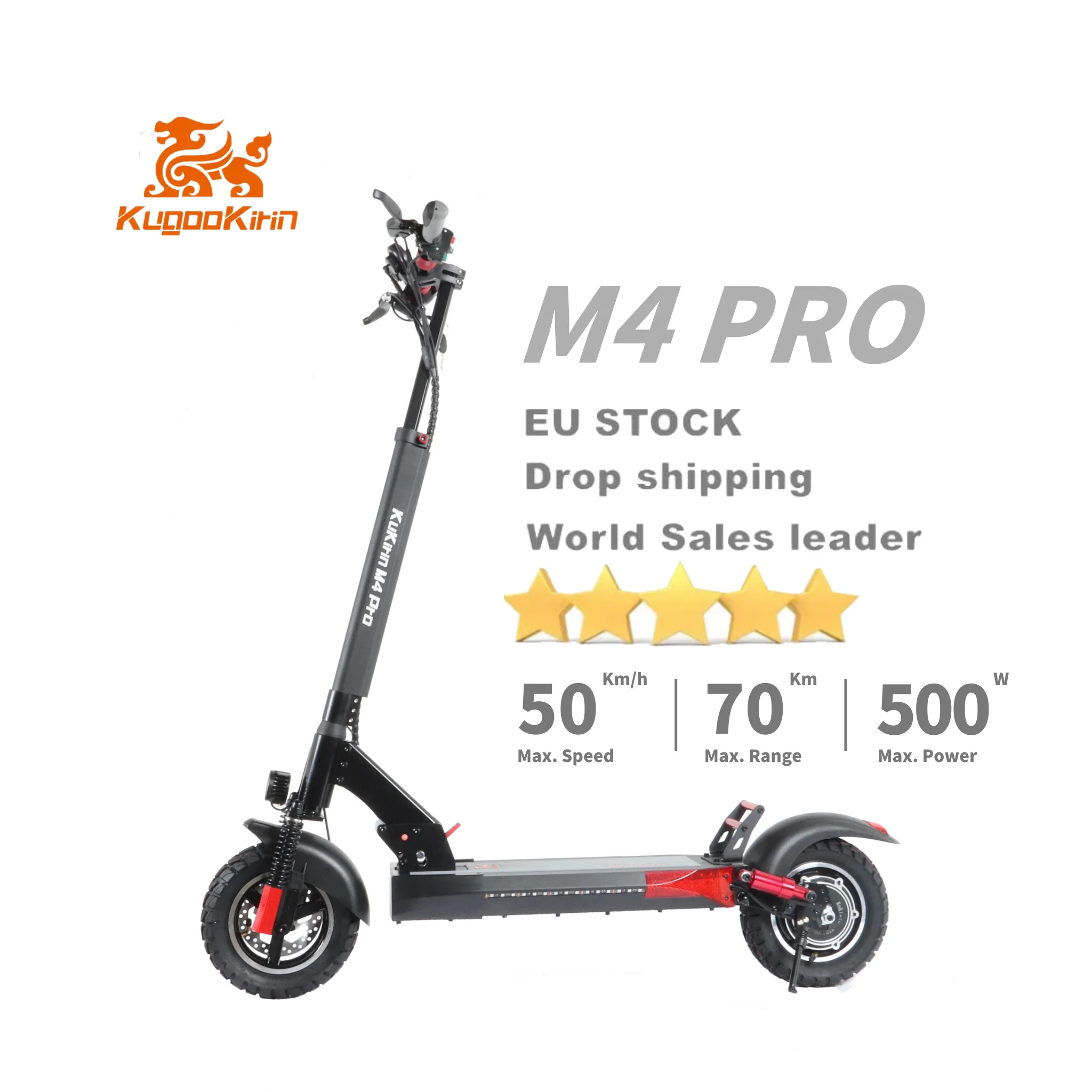 (SOLD OUT) Original KugooKirin M4 Pro Manufacturers EU 2023Electric Scooter Kukirin